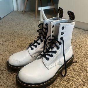 white doc martens